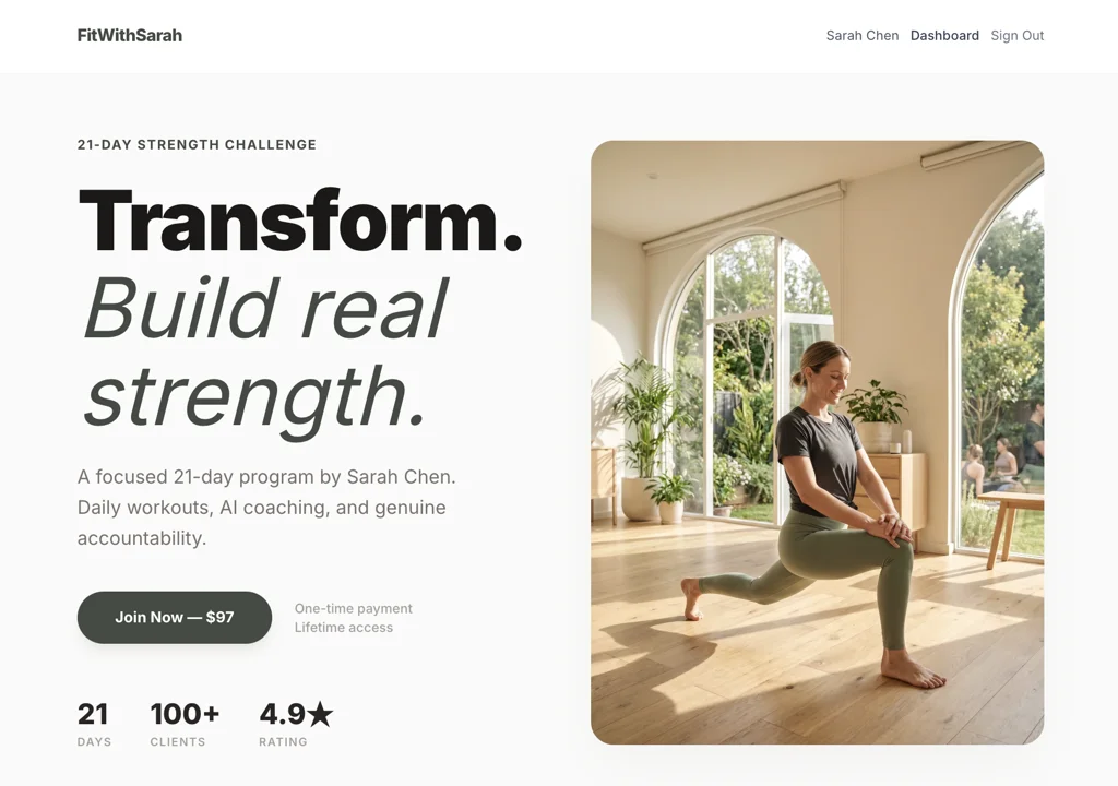 Coaching App Preview
